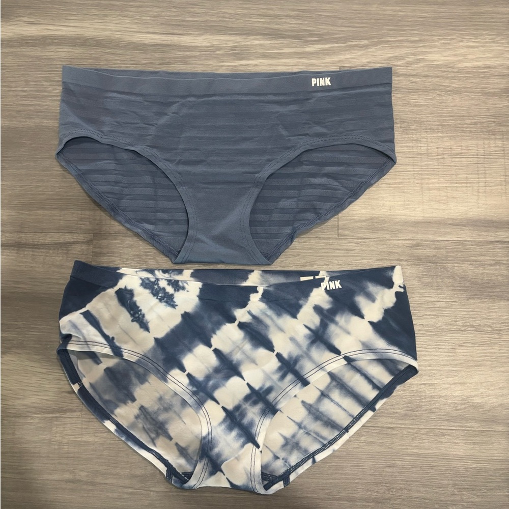 NWT Victoria’s Secret Pink two pairs panties M